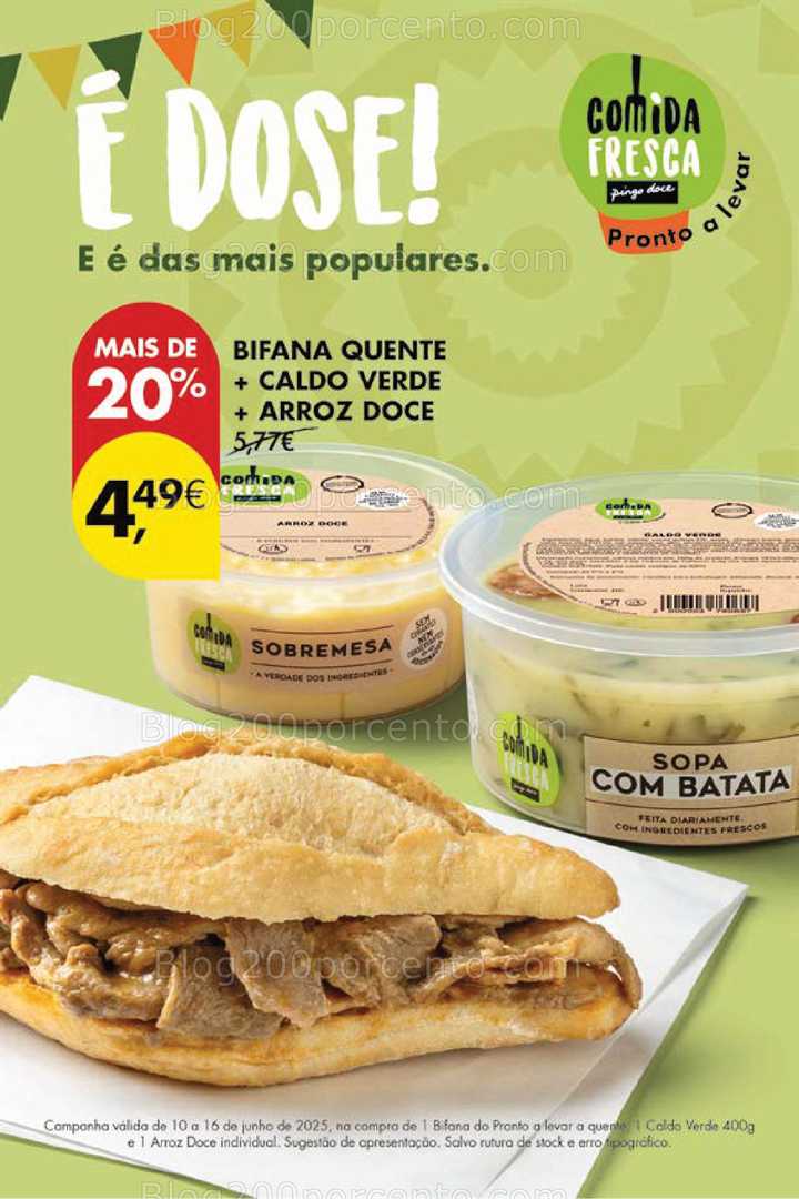 Antevisão Folheto PINGO DOCE Promoções Fim de Semana - 13 a 16 junho all