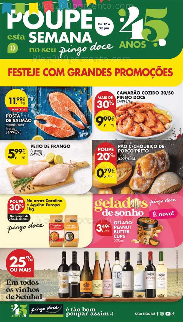 Antevisão Folheto PINGO DOCE Lojas Grandes Promoções de 17 a 25 junho all