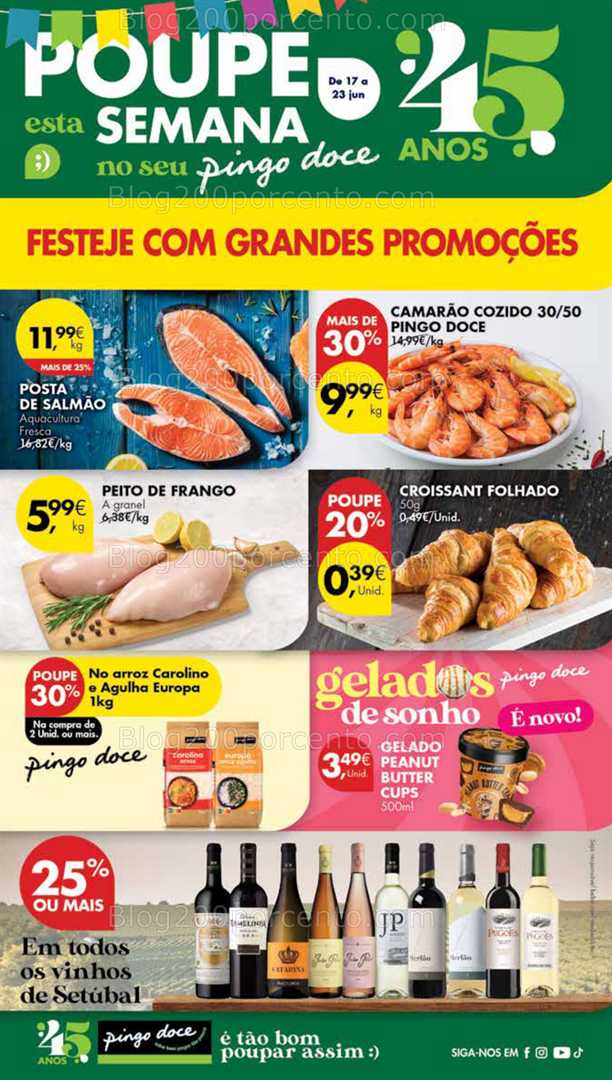 Antevisão Folheto PINGO DOCE Madeira Promoções de 17 a 25 junho all