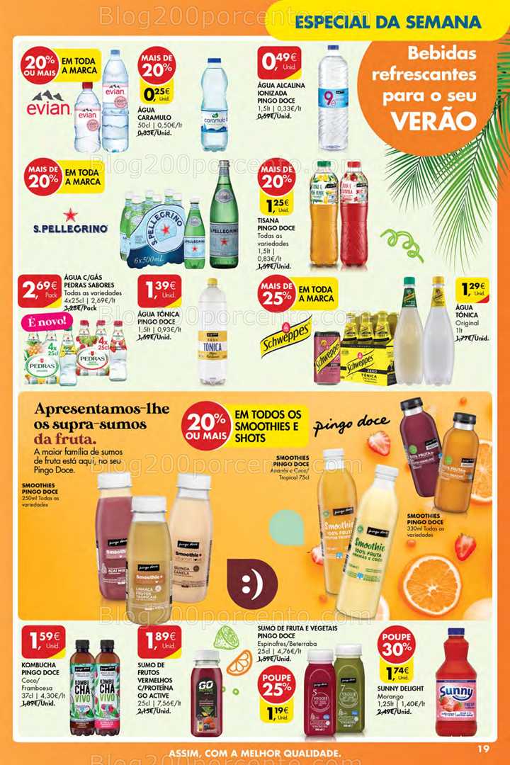 Antevisão Folheto PINGO DOCE Açores Promoções de 19 a 25 junho all