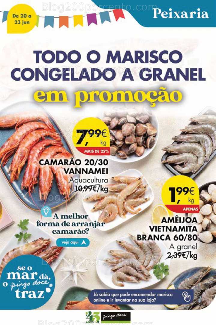 Antevisão Folheto PINGO DOCE Promoções Fim de Semana - 20 a 23 junho all