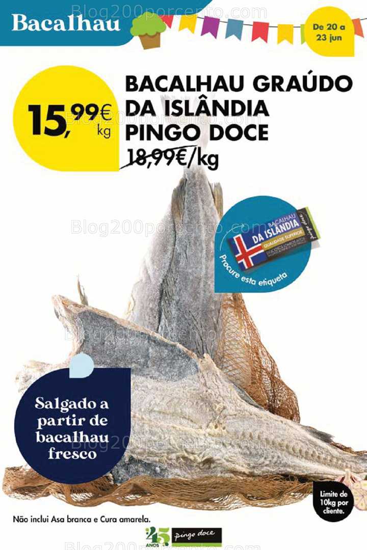 Antevisão Folheto PINGO DOCE Promoções Fim de Semana - 20 a 23 junho all