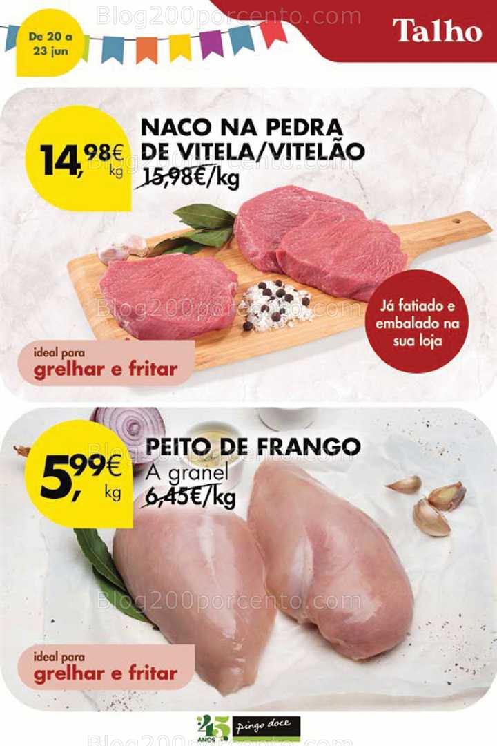 Antevisão Folheto PINGO DOCE Promoções Fim de Semana - 20 a 23 junho all