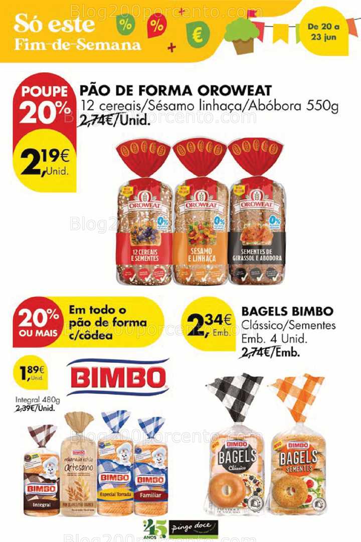 Antevisão Folheto PINGO DOCE Promoções Fim de Semana - 20 a 23 junho all