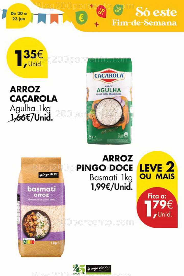 Antevisão Folheto PINGO DOCE Promoções Fim de Semana - 20 a 23 junho all