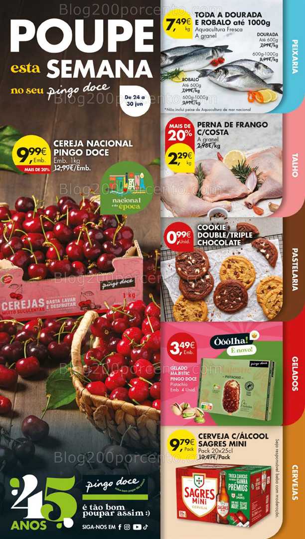 Antevisão Folheto PINGO DOCE Lojas Grandes Promoções de 24 a 30 junho all
