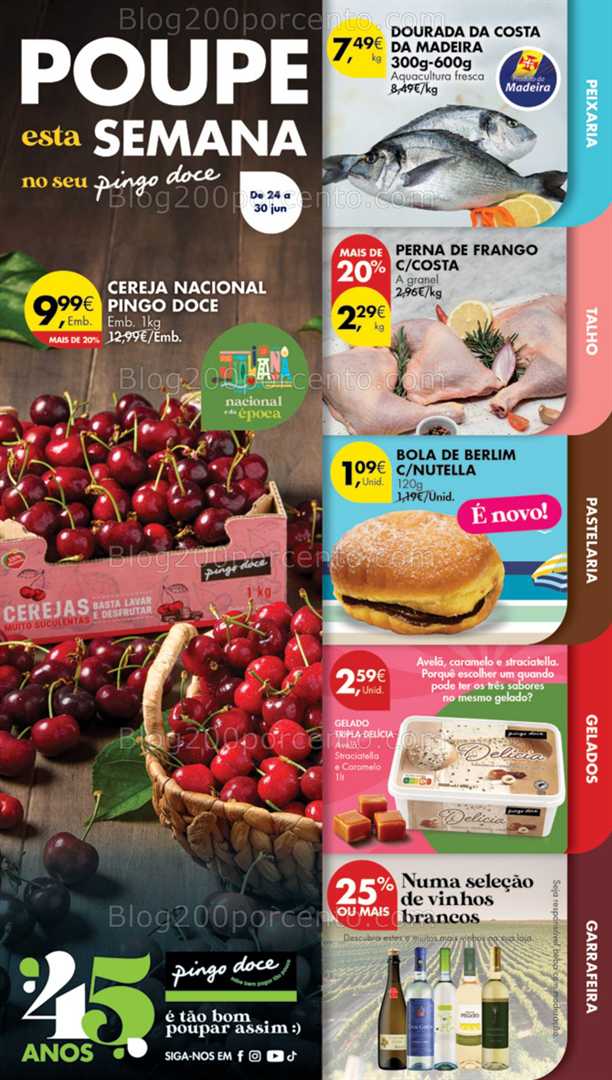 Antevisão Folheto PINGO DOCE Madeira Promoções de 24 a 30 junho all