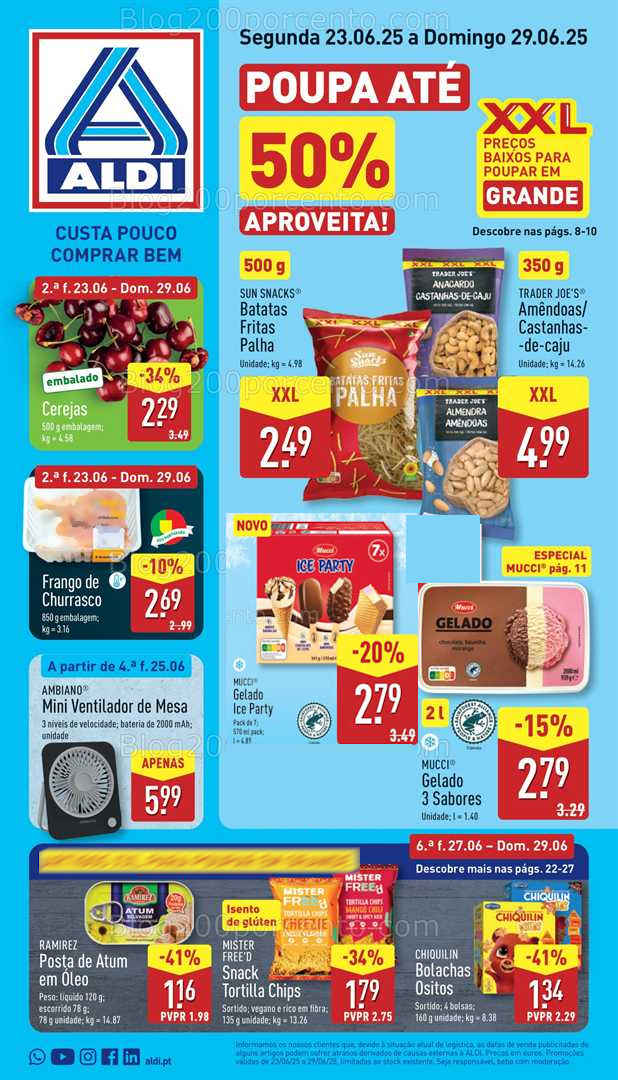 Antevisão Folheto ALDI Promoções de 23 a 29 junho all