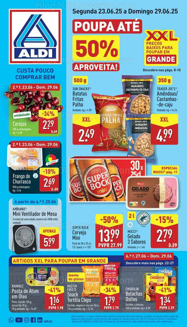 Antevisão Folheto ALDI Promoções de 23 a 29 junho all