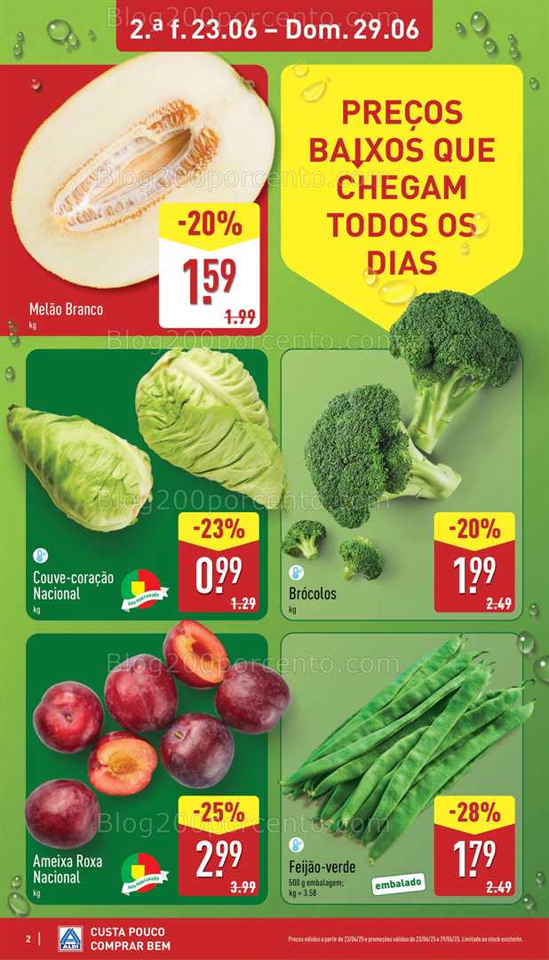 Antevisão Folheto ALDI Promoções de 23 a 29 junho all