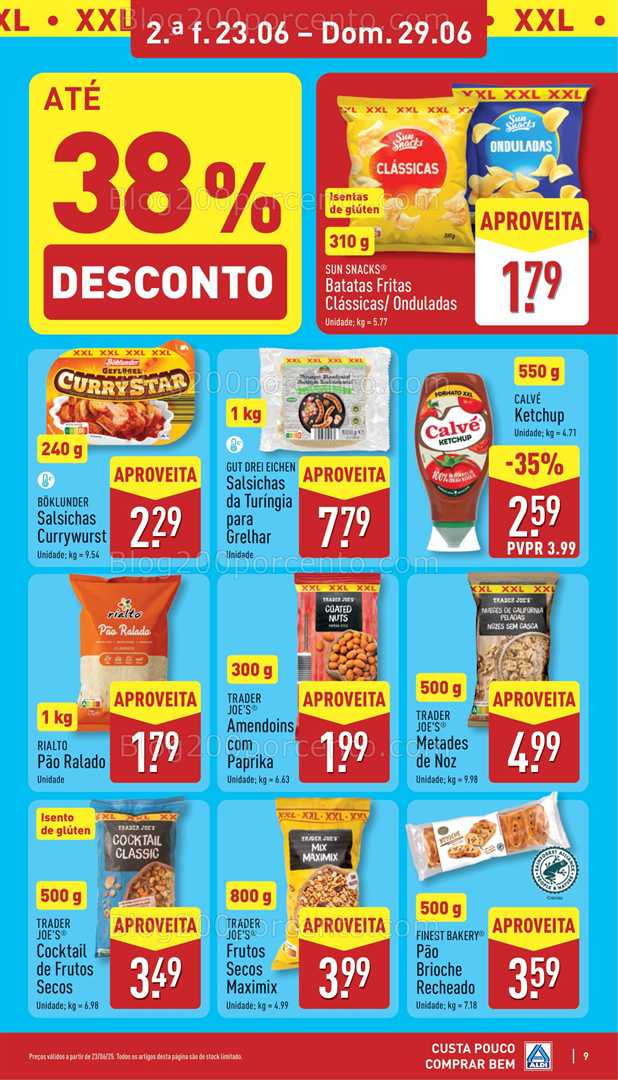 Antevisão Folheto ALDI Promoções de 23 a 29 junho all