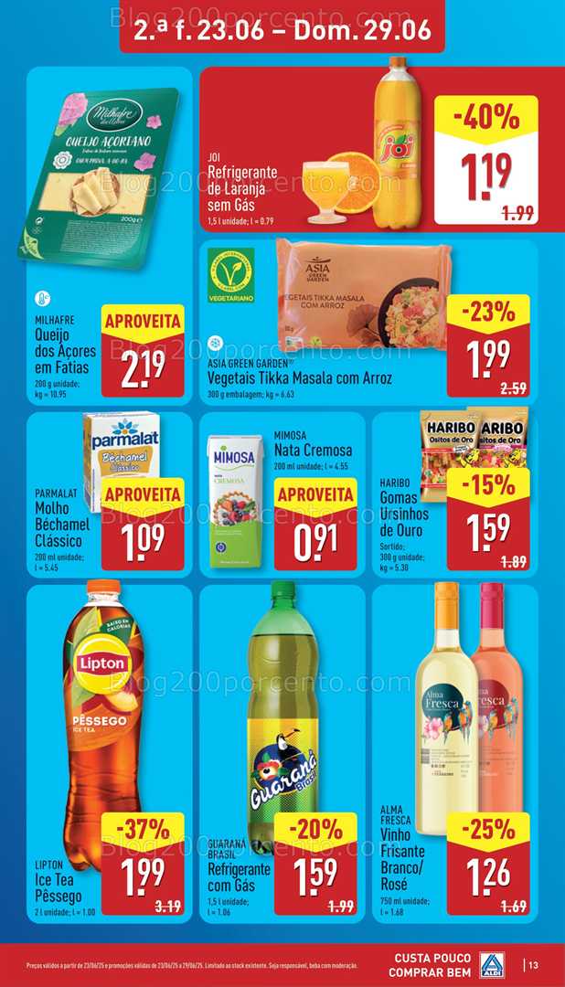 Antevisão Folheto ALDI Promoções de 23 a 29 junho all