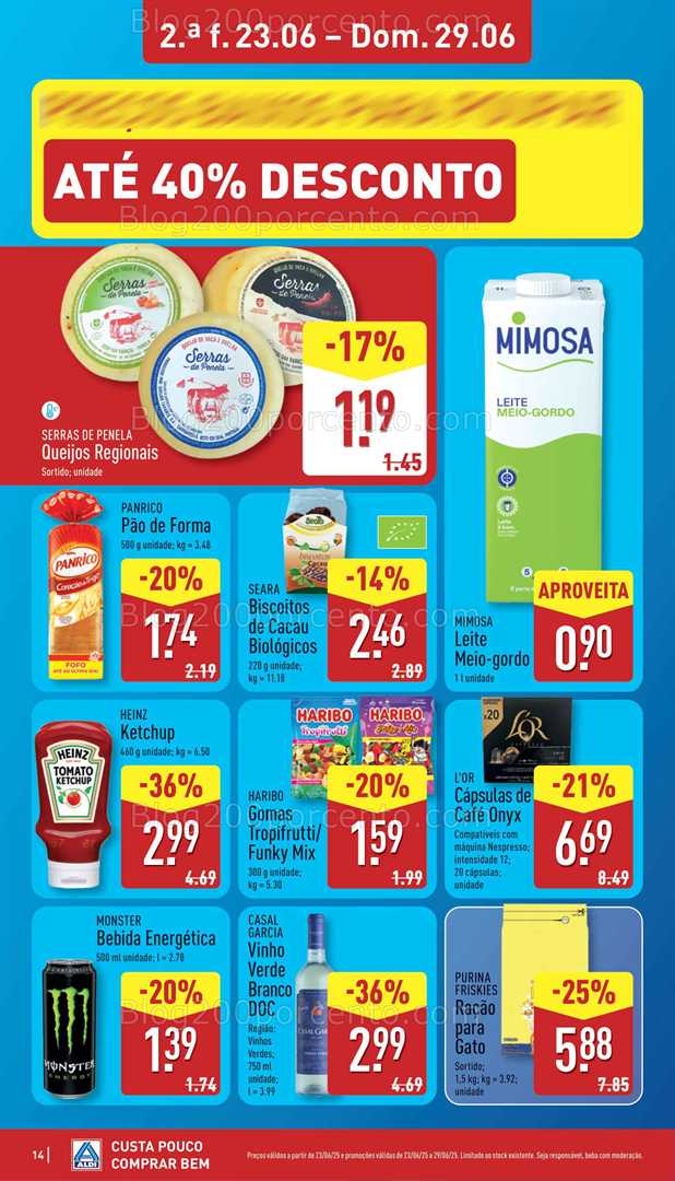 Antevisão Folheto ALDI Promoções de 23 a 29 junho all