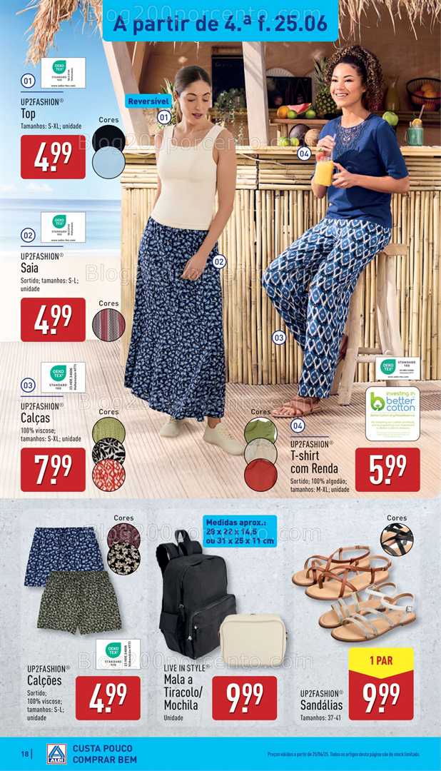 Antevisão Folheto ALDI Bazar Promoções de 25 a 29 junho bazar
