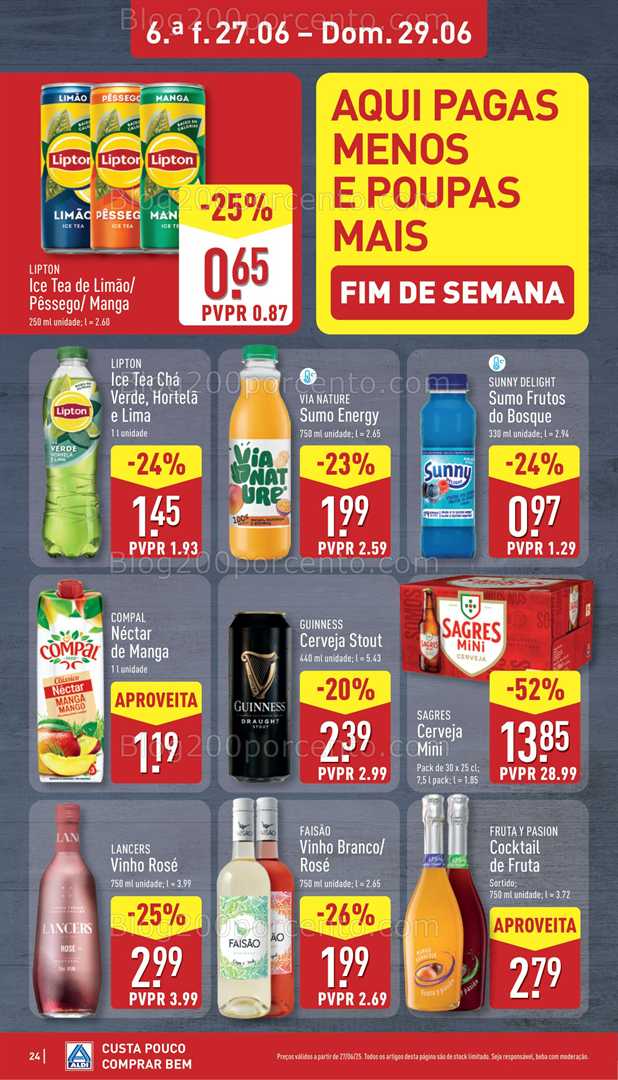 Antevisão Folheto ALDI Promoções de 23 a 29 junho all