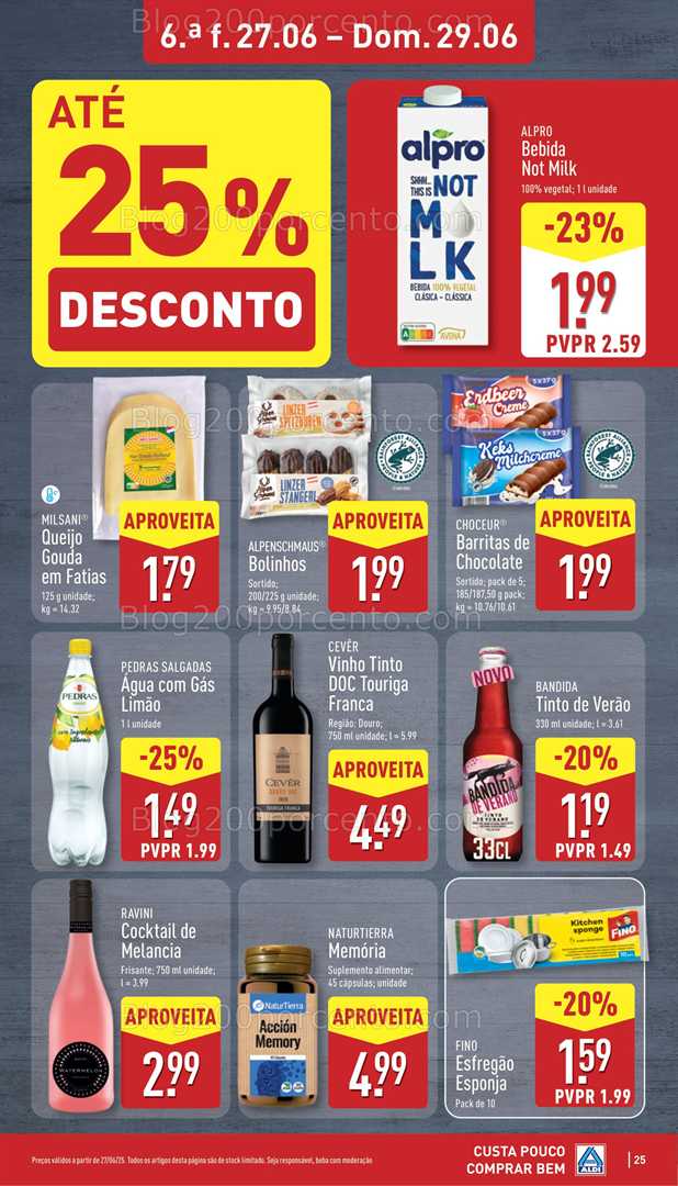 Antevisão Folheto ALDI Promoções de 23 a 29 junho all