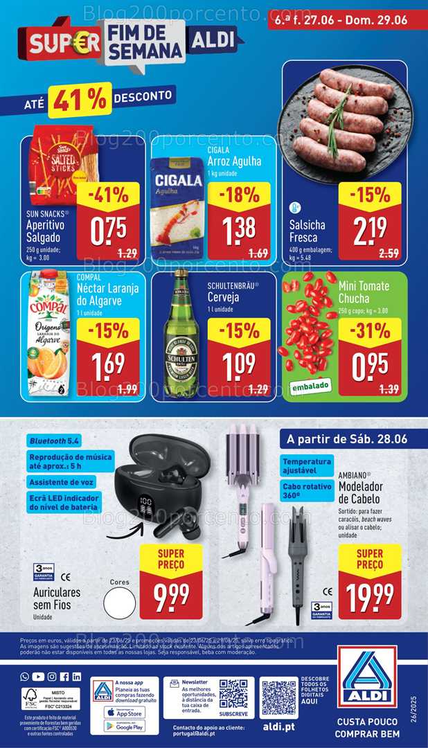 Antevisão Folheto ALDI Promoções de 23 a 29 junho all