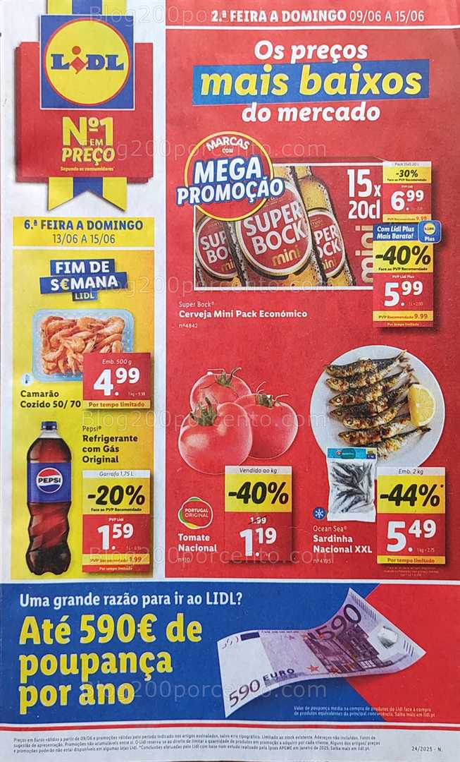 Antevisão Folheto LIDL Promoções de 9 a 19 junho supermercado