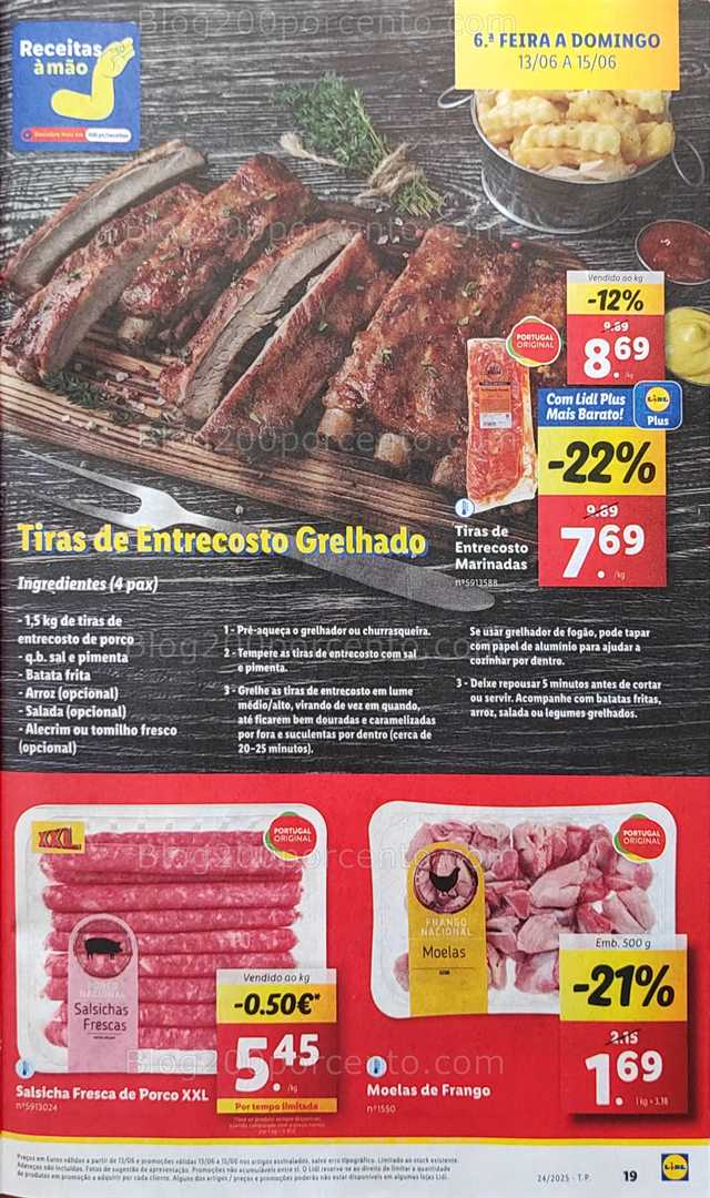 Antevisão Folheto LIDL Promoções de 9 a 15 junho fim de semana