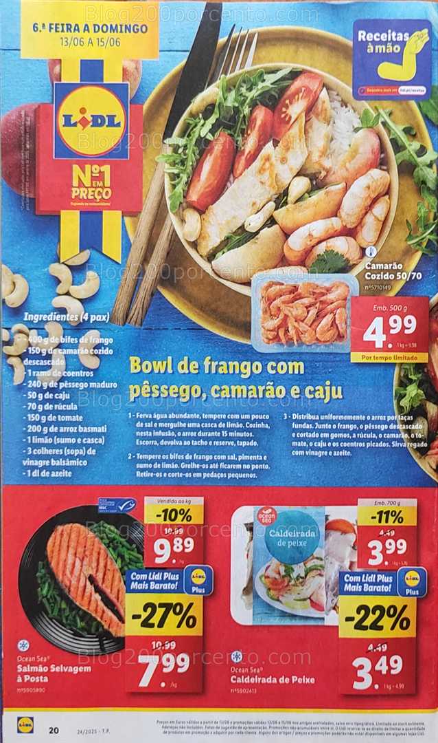 Antevisão Folheto LIDL Promoções de 9 a 15 junho fim de semana