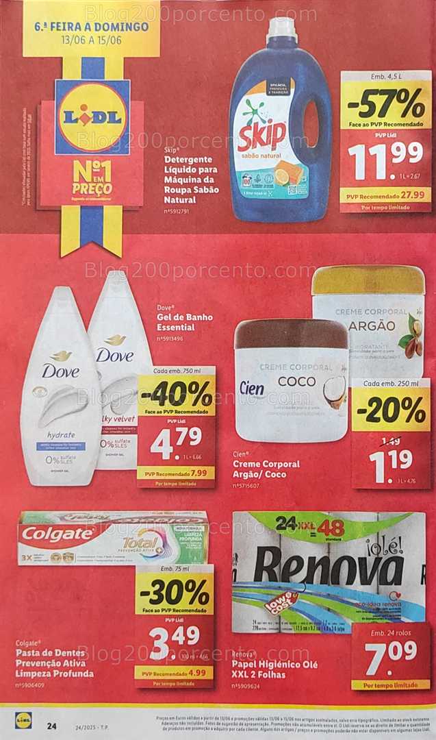 Antevisão Folheto LIDL Promoções de 9 a 15 junho fim de semana