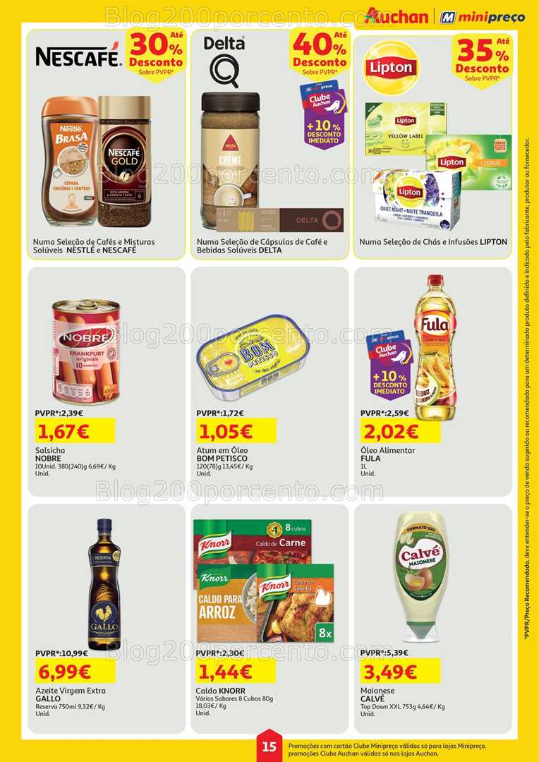 Antevisão Folheto MINIPREÇO - AUCHAN Promoções de 12 a 18 junho all