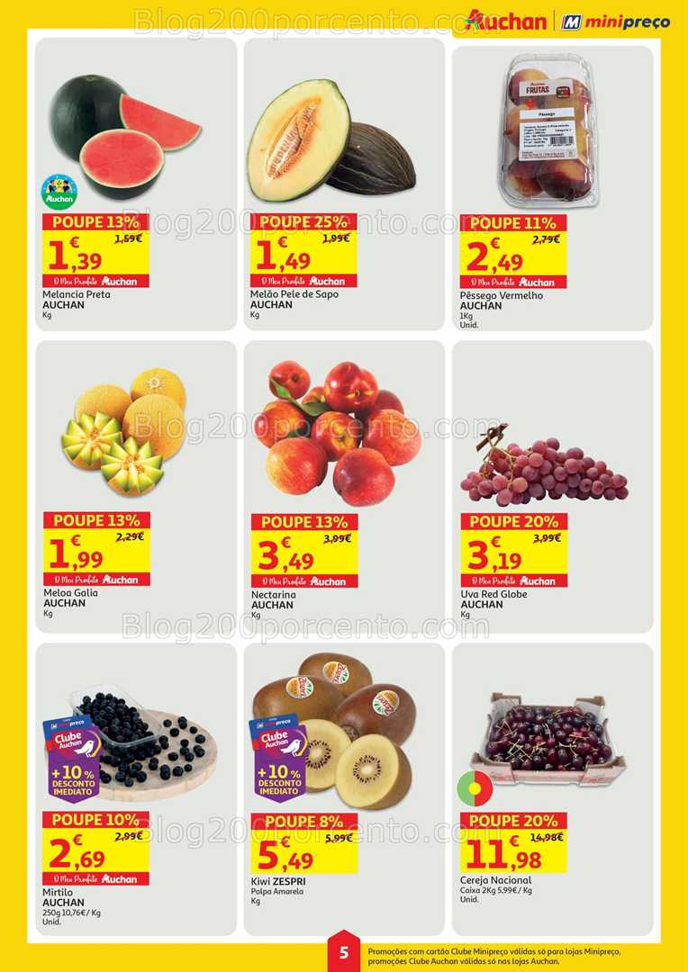 Antevisão Folheto MINIPREÇO - AUCHAN Promoções de 12 a 18 junho all