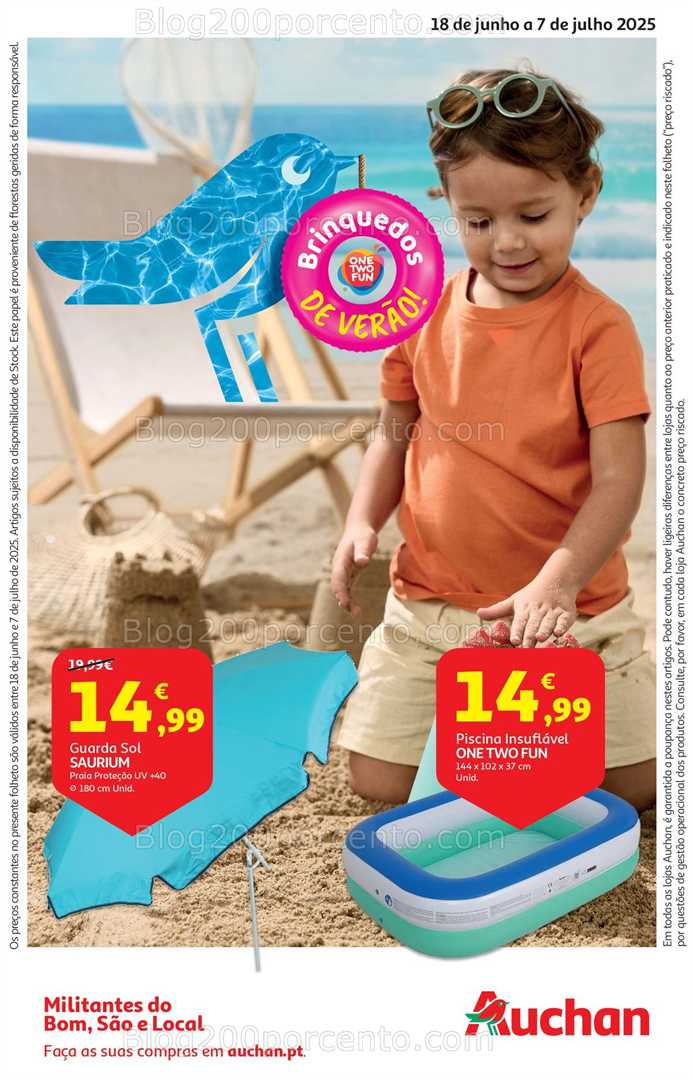 Antevisão Folheto AUCHAN Promoções de 18 junho a 7 julho all
