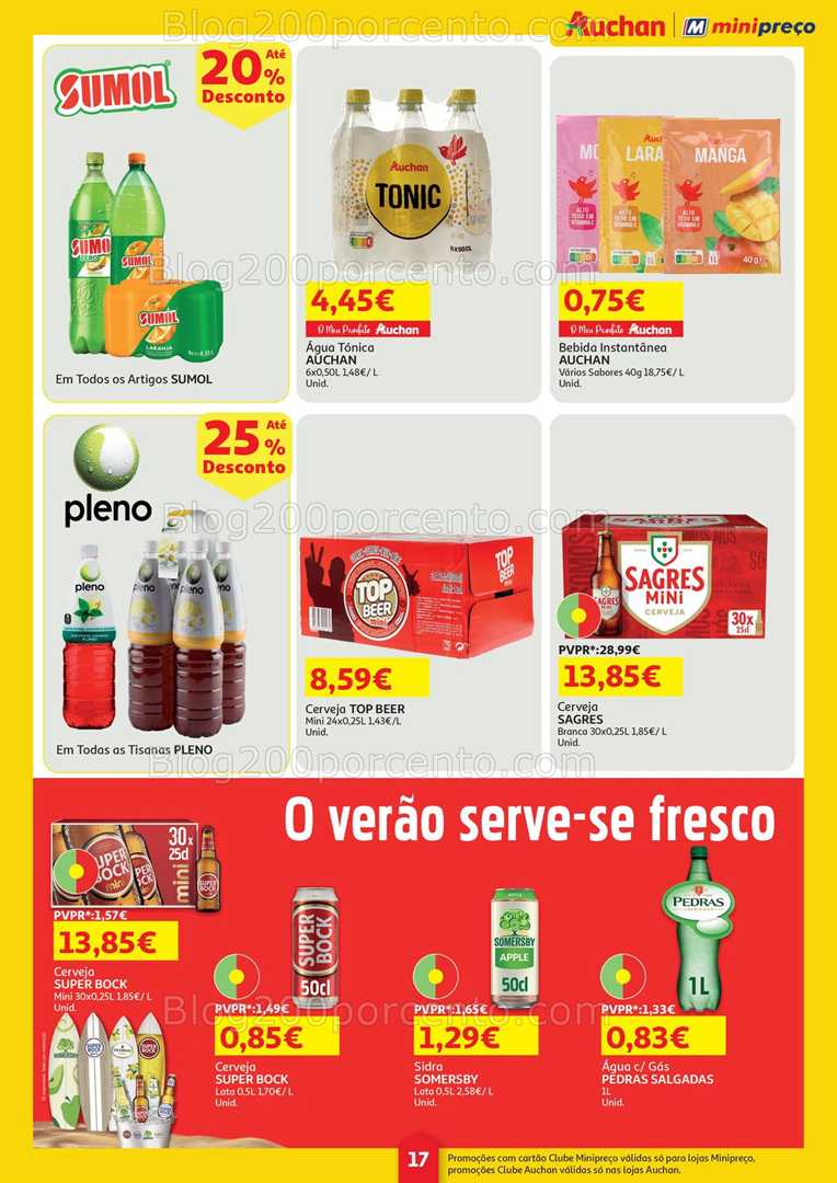 Antevisão Folheto AUCHAN - MINIPREÇO Promoções de 26 junho a 2 julho all