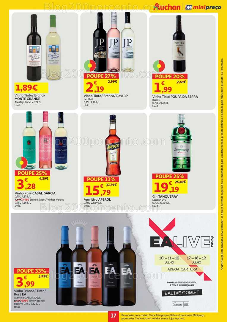 Antevisão Folheto AUCHAN - MINIPREÇO Promoções de 19 a 25 junho all