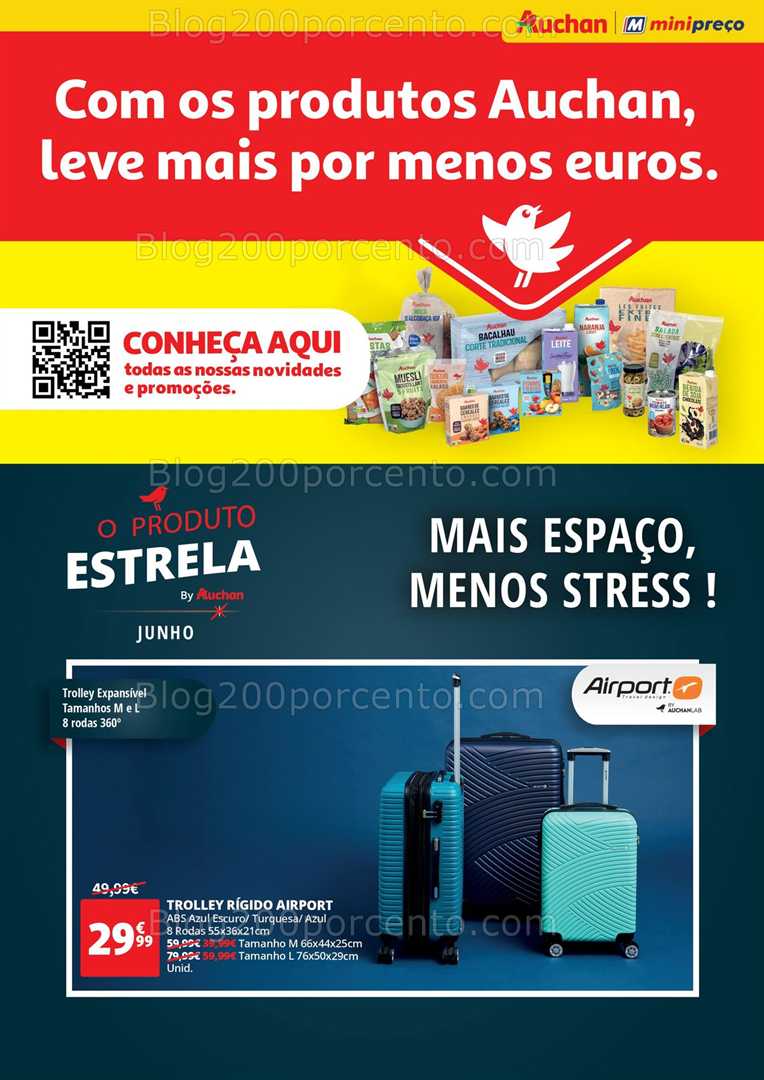 Antevisão Folheto AUCHAN - MINIPREÇO Promoções de 19 a 25 junho all