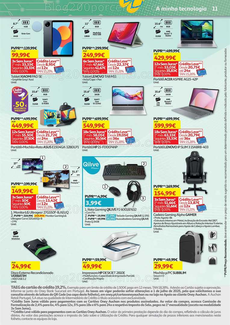 Antevisão Folheto AUCHAN Tecnologia Promoções de 18 junho a 7 julho all