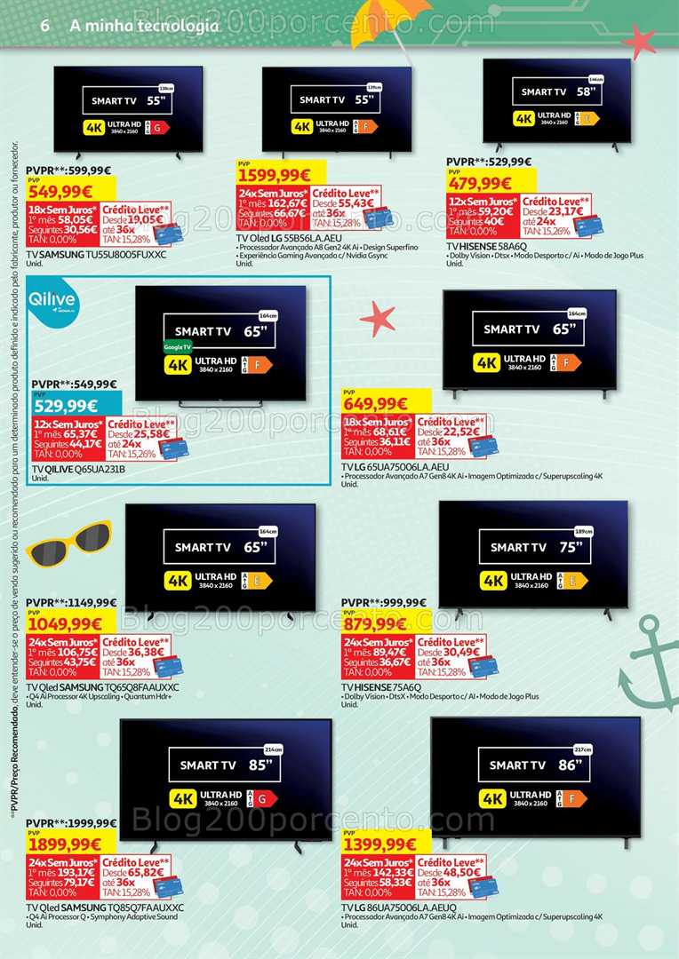Antevisão Folheto AUCHAN Tecnologia Promoções de 18 junho a 7 julho all