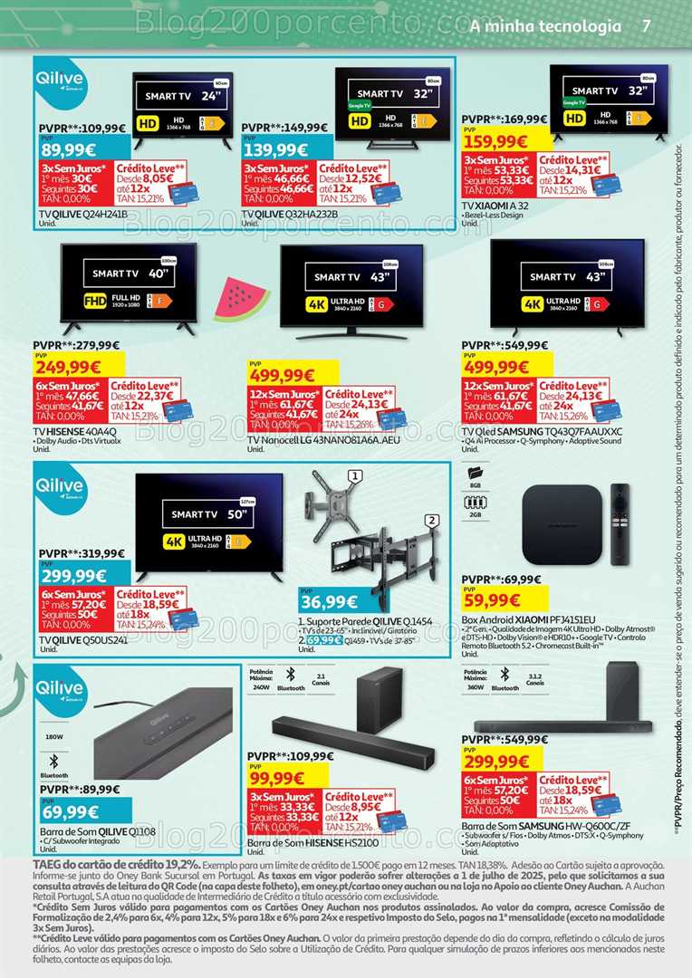 Antevisão Folheto AUCHAN Tecnologia Promoções de 18 junho a 7 julho all
