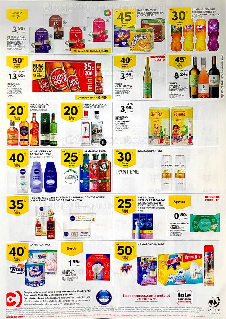 Antevisão Folheto CONTINENTE Promoções Fim de Semana - 13 a 16 junho all