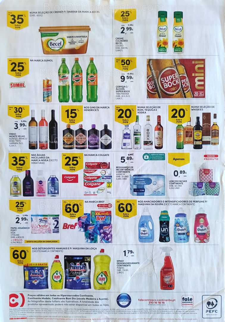 Antevisão Folheto CONTINENTE Promoções Fim de Semana - 20 a 23 junho all