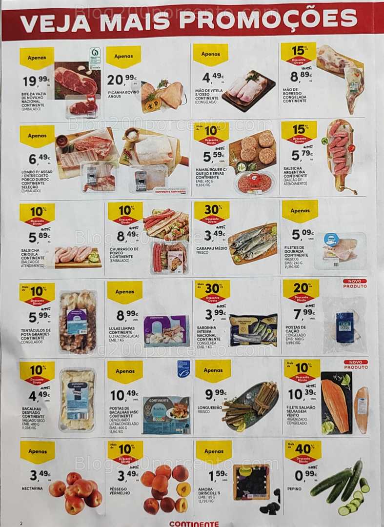 Antevisão Folheto CONTINENTE Promoções Fim de Semana - 6 a 9 junho all