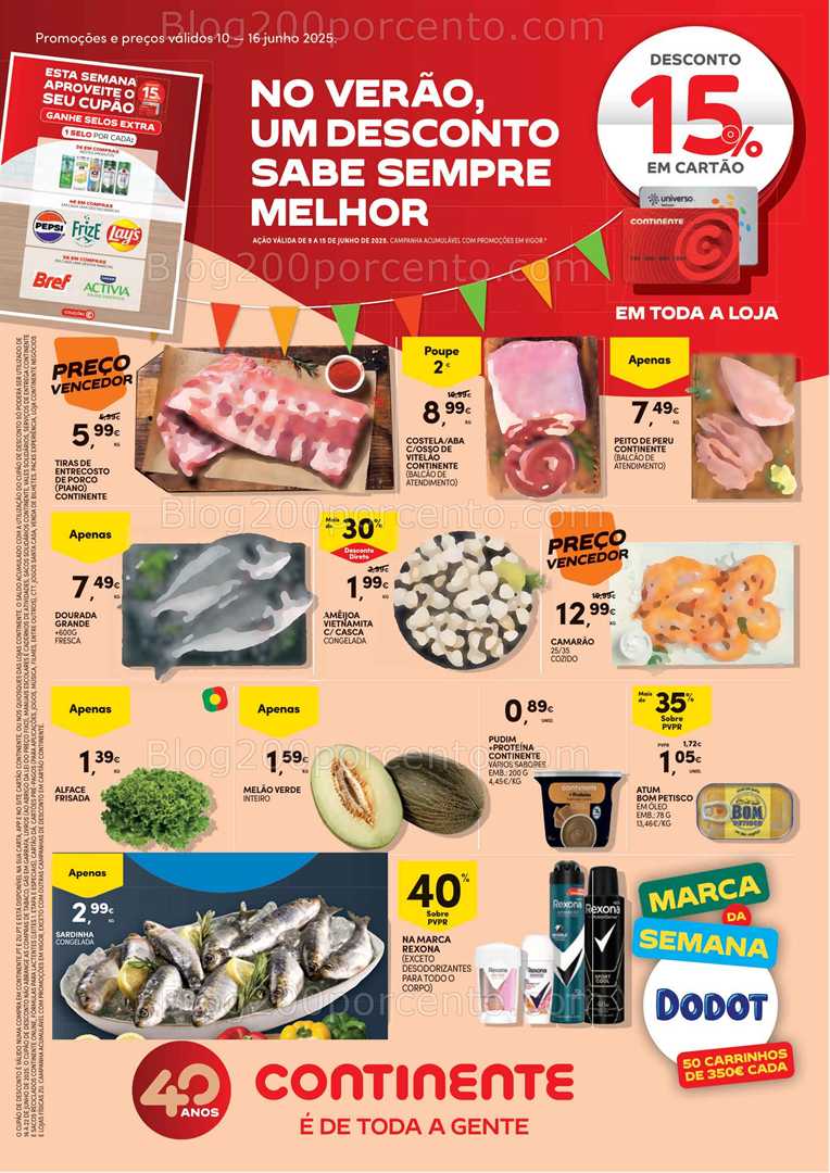 Antevisão Folheto CONTINENTE Promoções de 10 a 16 junho all
