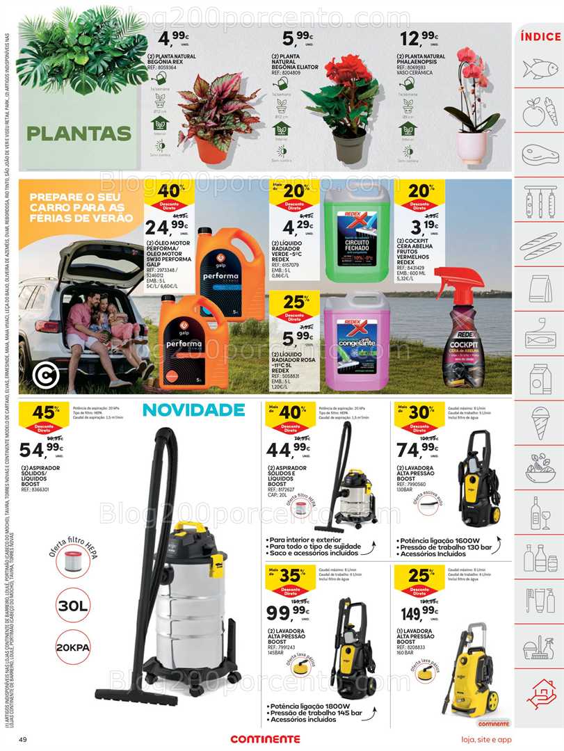 Antevisão Folheto CONTINENTE Promoções de 10 a 16 junho bazar