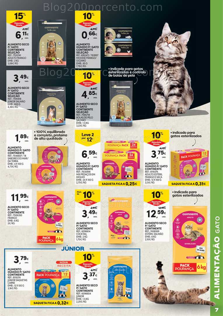 Antevisão Folheto CONTINENTE Feira Animal Promoções de 10 a 22 junho