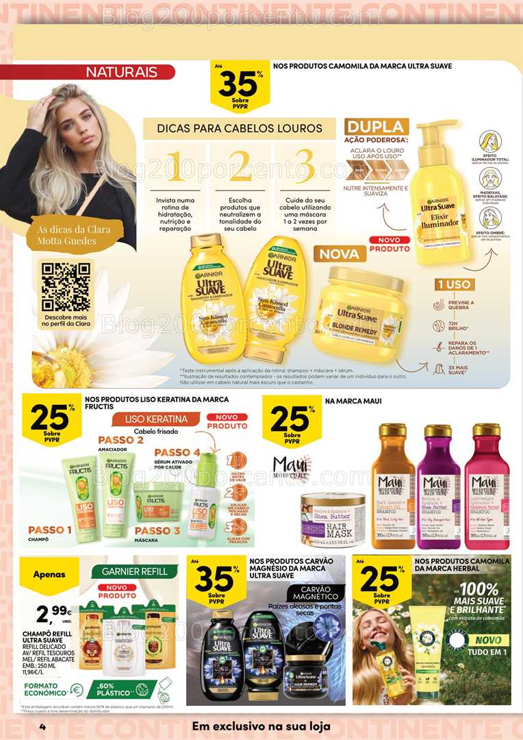 Antevisão Folheto CONTINENTE Beleza e Cabelo Promoções de 10 a 22 junho