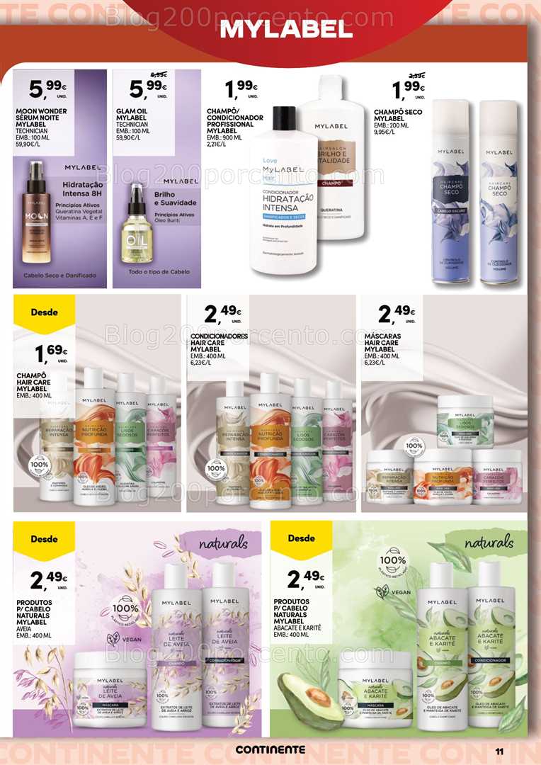 Antevisão Folheto CONTINENTE Beleza e Cabelo Promoções de 10 a 22 junho