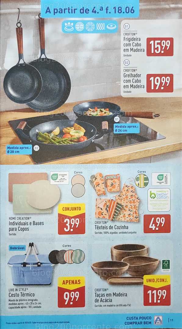 Antevisão Folheto ALDI Bazar Promoções a partir de 18 junho bazar