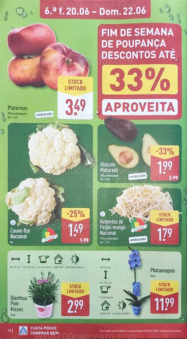 Antevisão Folheto ALDI Promoções de 16 a 22 junho all