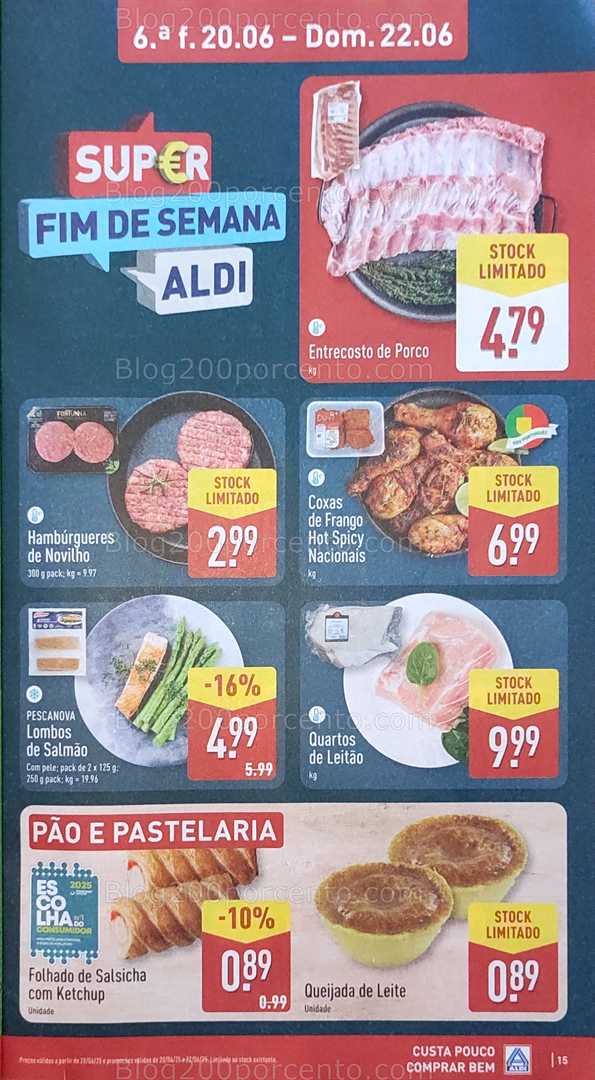 Antevisão Folheto ALDI Promoções de 16 a 22 junho all