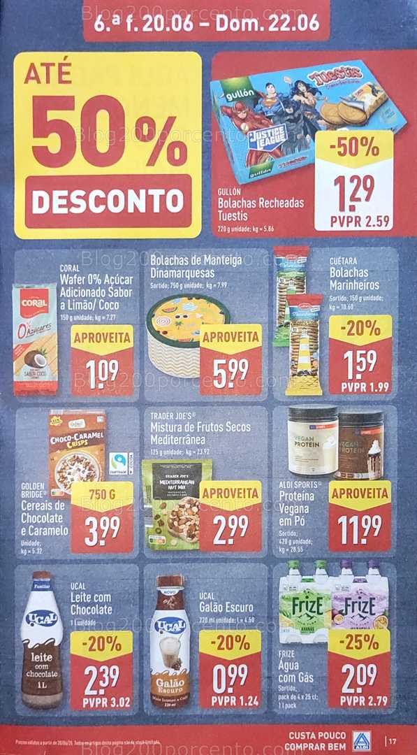 Antevisão Folheto ALDI Promoções de 16 a 22 junho all