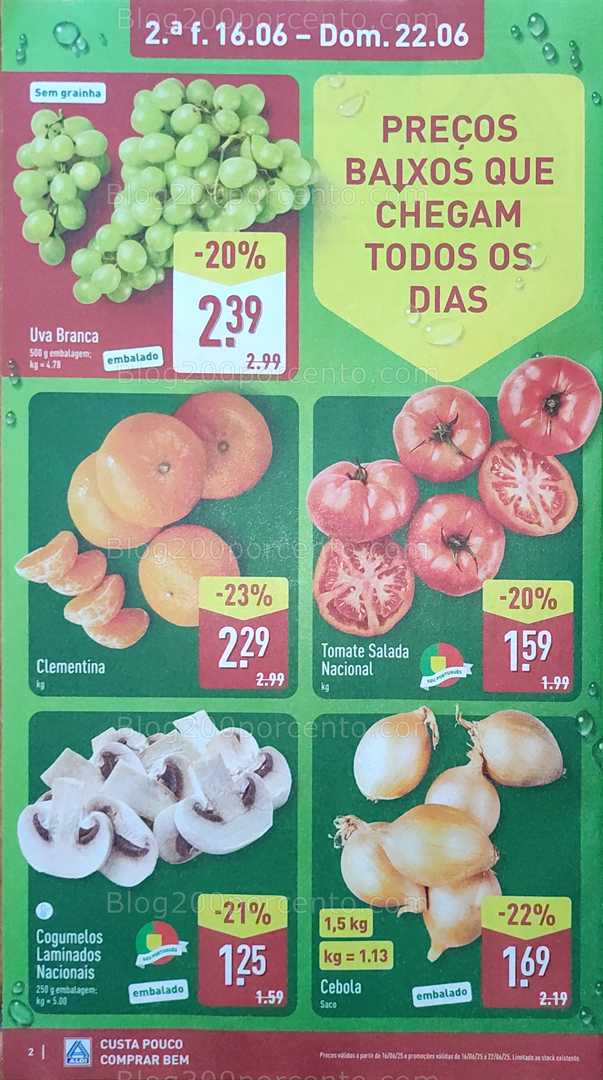 Antevisão Folheto ALDI Promoções de 16 a 22 junho all