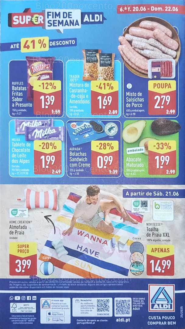 Antevisão Folheto ALDI Bazar Promoções a partir de 21 junho bazar 21