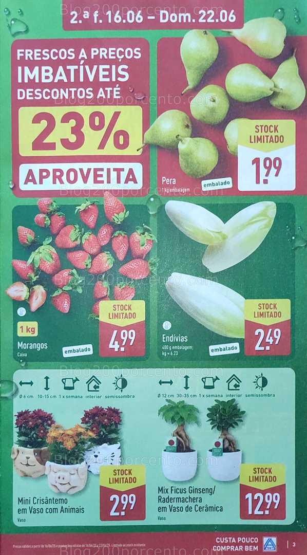 Antevisão Folheto ALDI Promoções de 16 a 22 junho all