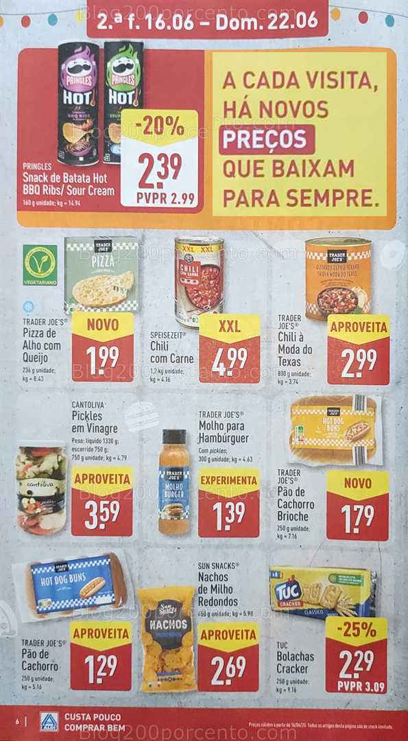 Antevisão Folheto ALDI Promoções de 16 a 22 junho all